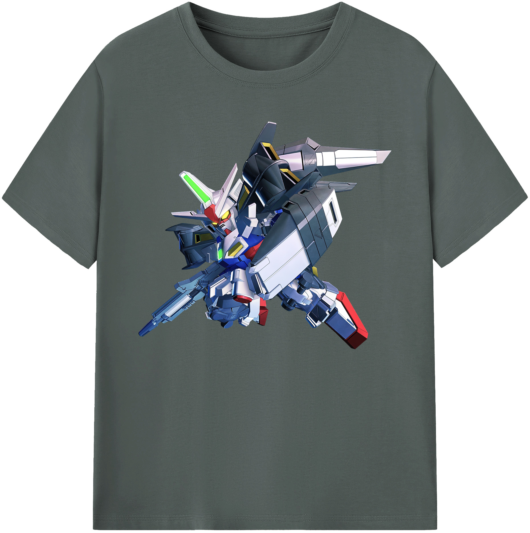 （画像用） 機動戦士ガンダム Mobile Suit Gundam 綿100％ メンズ半袖Tシャツ｜肌触りやわらか＆通気性
